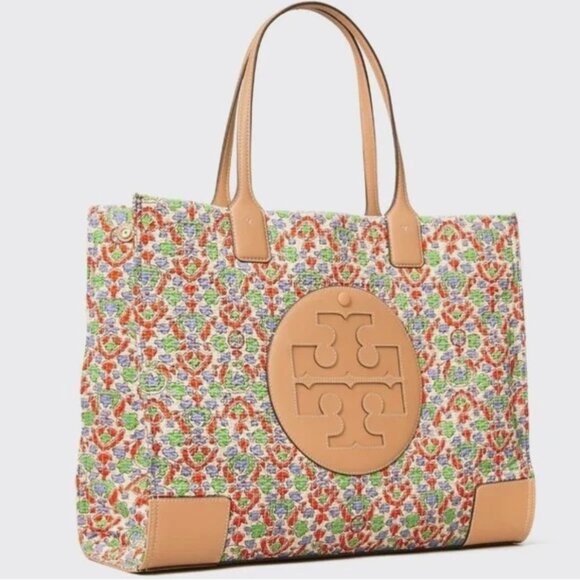Tory Burch Ella Floral Quilt Tote Legacy Paisley NWT - Picture 7 of 8